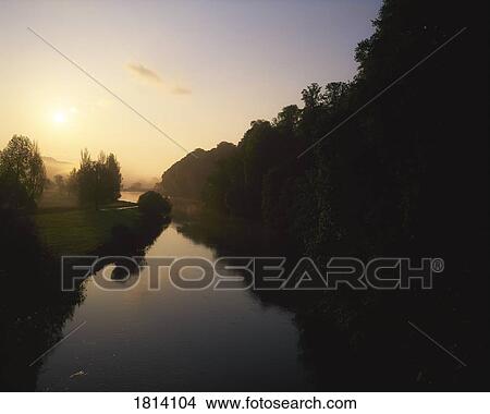 River Blackwater at sunrise, Lismore, Co Waterford, Ireland View Large Photo Image Picture - River Blackwater at sunrise, Lismore, Co Waterford, Ireland. Fotosearch