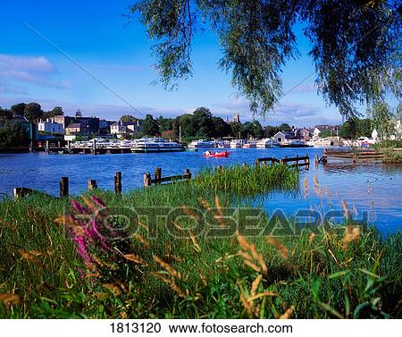 River Shannon, Carrick-on-Shannon, Co Roscommon, Ireland View Large Photo Image Stock Image - River Shannon, Carrick-on-Shannon, Co Roscommon, Ireland. Fotosearch