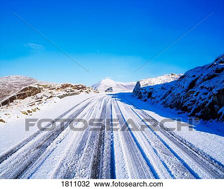 Road near Moll's Gap in winter, Ring of Kerry, Co Kerry, Ireland View Large Photo Image Stock Image - Road near Moll's Gap in winter, Ring of Kerry, Co Kerry, Ireland. Fotosearch