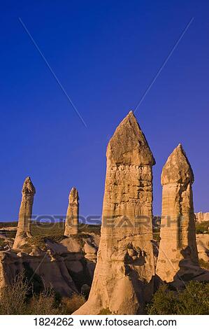 Rock formations, Love Valley, Cappadocia, Anatolia, Turkey View Large Photo Image Stock Image - Rock formations, Love Valley, Cappadocia, Anatolia, Turkey . Fotosearch
