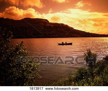 Salmon fishing, Glencar, Co Sligo, Ireland View Large Photo Image Stock Photo - Salmon fishing, Glencar, Co Sligo, Ireland. Fotosearch