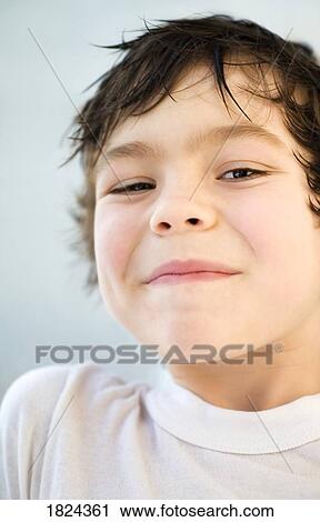 Stock Image - Smiling boy. Fotosearch