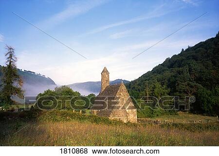 St Kevin's Chapel, Glendalough, Co Wicklow, Ireland View Large Photo Image Stock Photo - St Kevin's Chapel, Glendalough, Co Wicklow, Ireland. Fotosearch