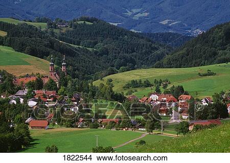Picture - St. Peter's Abbey, Black Forest, Germany. Fotosearch