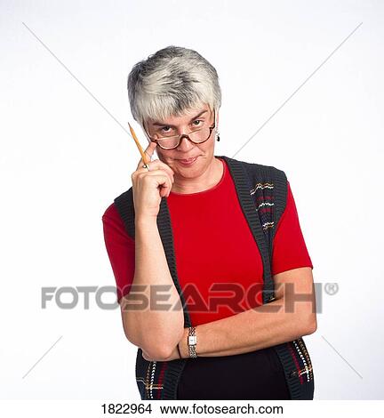 Stern looking woman View Large Photo Image Picture - Stern looking woman. Fotosearch