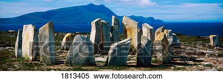 Stone circle, Ireland View Large Photo Image Stock Photography - Stone circle, Ireland. Fotosearch