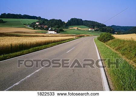 Stretch of road, Germany View Large Photo Image Stock Image - Stretch of road, Germany. Fotosearch