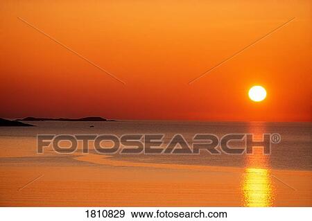 Sunset over Dunmanus Bay, West Cork, Ireland View Large Photo Image Stock Photo - Sunset over Dunmanus Bay, West Cork, Ireland. Fotosearch