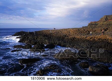 Stock Photograph - The Giants Causeway, Co Antrim, Ireland. Fotosearch