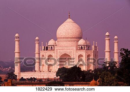 The Taj Mahal, Agra, Uttar Pradesh, India View Large Photo Image Stock Photo - The Taj Mahal, Agra, Uttar Pradesh, India. Fotosearch