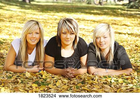 Three girls together View Large Photo Image Picture - Three girls together. Fotosearch