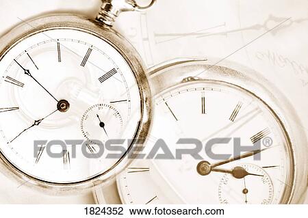 Two clocks View Large Photo Image Stock Image - Two clocks. Fotosearch
