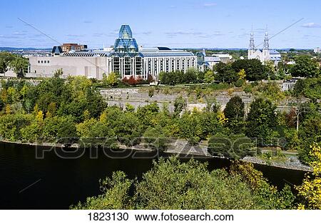 View of the National Gallery of Canada and Notre Dame Cathedral, Ottawa, Ontario, Canada View Large Photo Image Stock Image - View of the National Gallery of Canada and Notre Dame Cathedral, Ottawa, Ontario, Canada. Fotosearch
