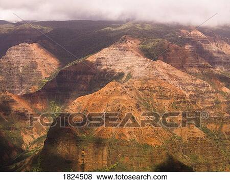 Waimea Canyon State Park, Kauai, Hawaii View Large Photo Image Stock Photo - Waimea Canyon State Park, Kauai, Hawaii . Fotosearch