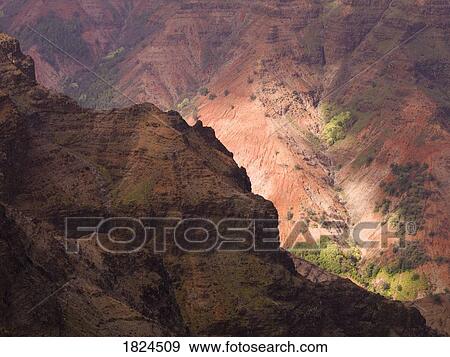 Waimea Canyon State Park, Kauai, Hawaii View Large Photo Image Stock Photo - Waimea Canyon State Park, Kauai, Hawaii . Fotosearch