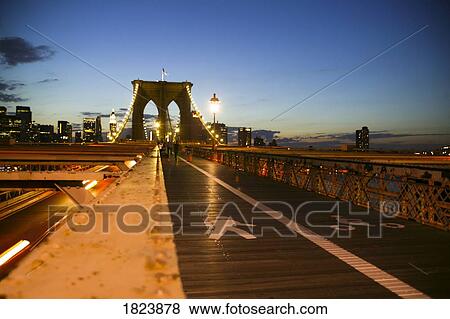 Stock Photo - Walking path and biking path. Fotosearch