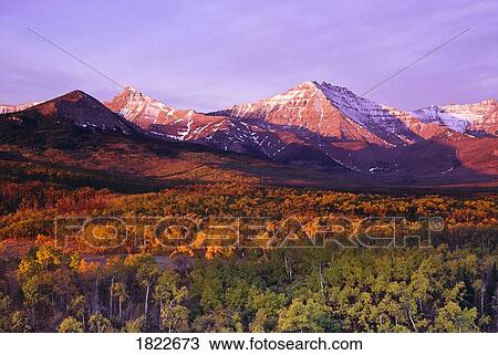 Stock Image - Waterton Lakes National Park, Alberta, Canada. Fotosearch