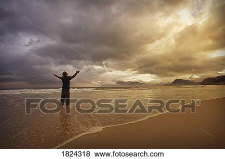 Worship on a beach View Large Photo Image Stock Photo - Worship on a beach. Fotosearch