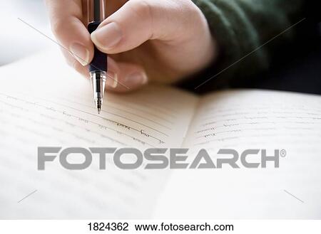 Writing in her journal View Large Photo Image Stock Image - Writing in her journal. Fotosearch