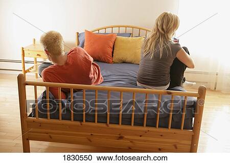 Stock Image - A couple angry with each other. Fotosearch