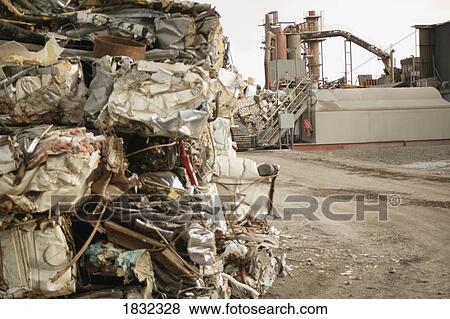 A Trash Compacting Site View Large Photo Image Stock Photo - A Trash Compacting Site. Fotosearch