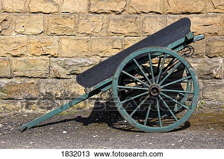 Stock Image - A Wheelbarrow, England. Fotosearch