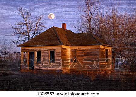 Stock Photo - Abandoned farm house. Fotosearch