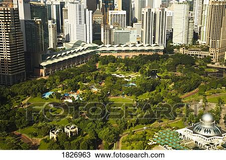 Aerial View of Ampang Park, Capital of Malaysia, Kuala Lumpura, Southeast Asia View Large Photo Image Stock Image - Aerial View of Ampang Park, Capital of Malaysia, Kuala Lumpura, Southeast Asia . Fotosearch
