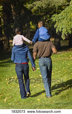 African American Family Walking Hand In Hand View Large Photo Image Stock Image - African American Family Walking Hand In Hand. Fotosearch