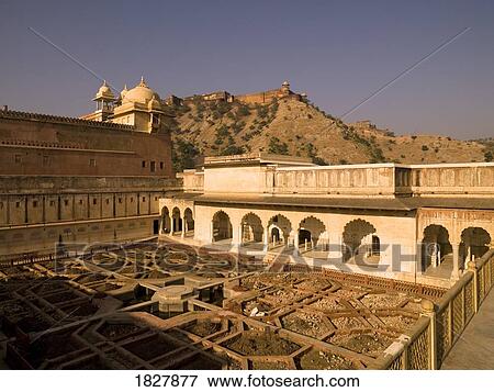 Amber Fort, Jaipur, India View Large Photo Image Stock Photo - Amber Fort, Jaipur, India . Fotosearch