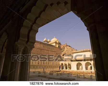 Amber Fort, Jaipur, India View Large Photo Image Stock Photograph - Amber Fort, Jaipur, India . Fotosearch