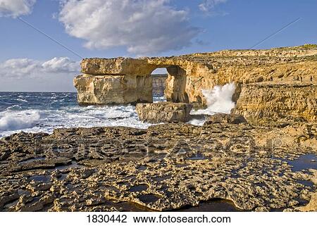 Azure Window, Gozo, Malta, Europe View Large Photo Image Stock Image - Azure Window, Gozo, Malta, Europe. Fotosearch