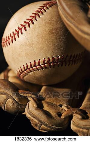 Baseball, glove View Large Photo Image Stock Photograph - Baseball, glove. Fotosearch