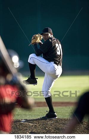 Stock Photography - Baseball pitcher. Fotosearch