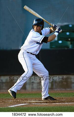 Baseball player at bat View Large Photo Image Stock Image - Baseball player at bat. Fotosearch