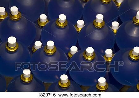 Blue bottles View Large Photo Image Stock Photograph - Blue bottles. Fotosearch
