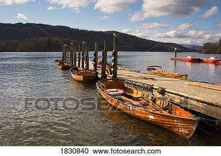 Boat docked, Keswick, Cumbria, England View Large Photo Image Stock Image - Boat docked, Keswick, Cumbria, England. Fotosearch