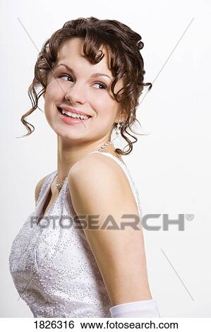 Stock Photograph - Bridal portrait. Fotosearch