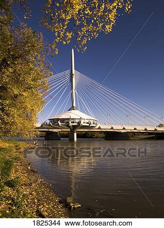 Bridge in Winnipeg, Manitoba, Canada View Large Photo Image Picture - Bridge in Winnipeg, Manitoba, Canada. Fotosearch