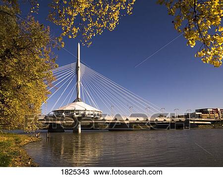 Bridge in Winnipeg, Manitoba, Canada View Large Photo Image Stock Image - Bridge in Winnipeg, Manitoba, Canada. Fotosearch