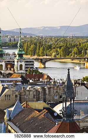 Buda side, Budapest, Hungary, Europe View Large Photo Image Stock Photo - Buda side, Budapest, Hungary, Europe. Fotosearch
