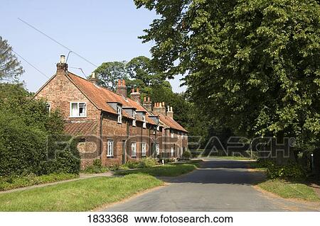 Buildings, Scampston, North Yorkshire, England, Europe View Large Photo Image Stock Photo - Buildings, Scampston, North Yorkshire, England, Europe . Fotosearch