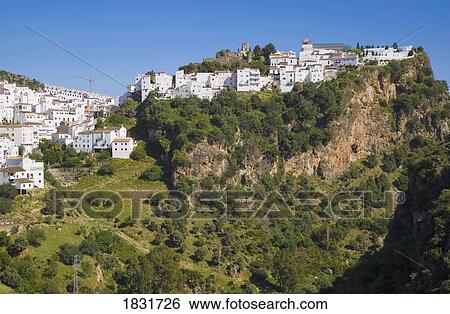 Casares, Malaga Province, Costa del Sol, Spain, Europe View Large Photo Image Stock Photograph - Casares, Malaga Province, Costa del Sol, Spain, Europe . Fotosearch
