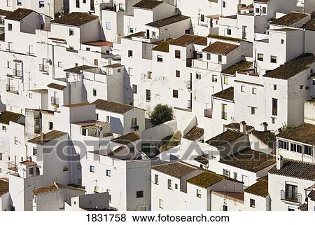 Stock Photo - Casares, Malaga Province, Spain, Europe . Fotosearch
