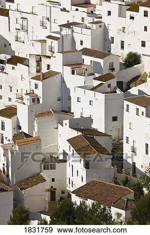 Casares, Malaga Province, Spain, Europe View Large Photo Image Stock Photo - Casares, Malaga Province, Spain, Europe . Fotosearch