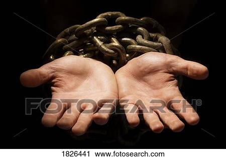 Chained hands View Large Photo Image Stock Image - Chained hands. Fotosearch