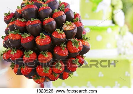 Chocolate covered strawberries in bunch View Large Photo Image Stock Photograph - Chocolate covered strawberries in bunch. Fotosearch