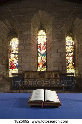 Church and open Bible, Holy Island, Bewick, England View Large Photo Image Stock Image - Church and open Bible, Holy Island, Bewick, England. Fotosearch