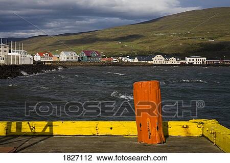 City of Akureyri waterfront, Iceland View Large Photo Image Stock Image - City of Akureyri waterfront, Iceland . Fotosearch