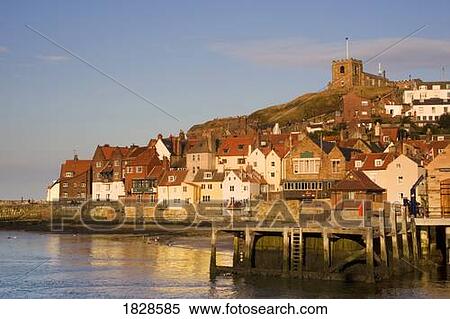 Cityscape of Whitby, North Yorkshire, England View Large Photo Image Stock Photography - Cityscape of Whitby, North Yorkshire, England. Fotosearch
